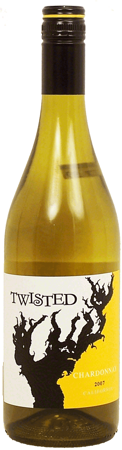 Twisted  chardonnay wine of California, 13.5% alc. by vol. Full-Size Picture